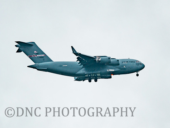UASF C17 0042 Memphis over Hatfield. 18th Aug 2018