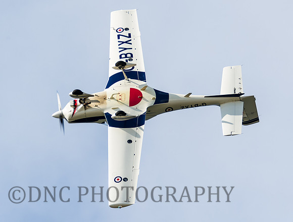RAF Tutor display team Grob Tutor