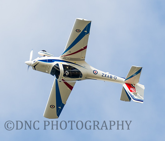 RAF Tutor display team Grob Tutor