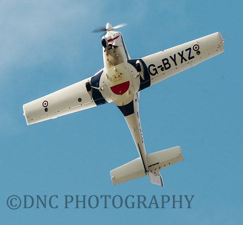 RAF Tutor display team Grob Tutor