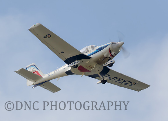 RAF Tutor display team Grob Tutor
