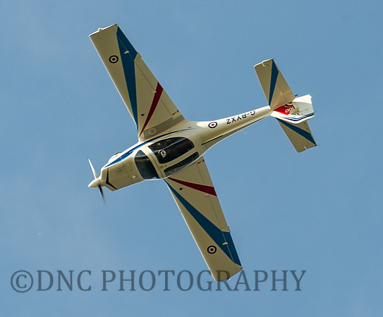 RAF Tutor display team Grob Tutor