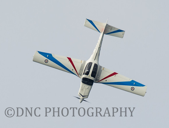 RAF Tutor display team Grob Tutor