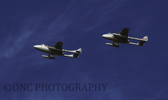 D.H Vampire FB.52 PX-K & D.H Vampire T.55 PX-MNorweigen Airforce Historical Squadron