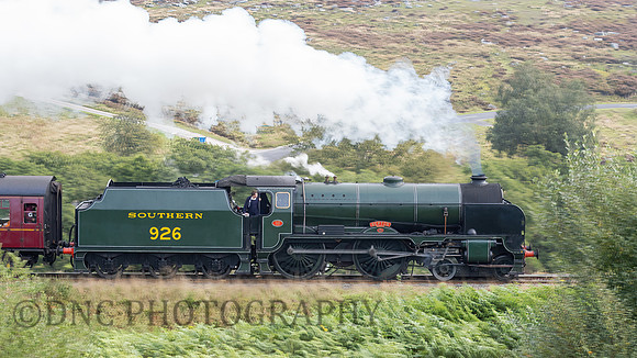 SR Schools class 926 Repton passing Moorgates 21st September