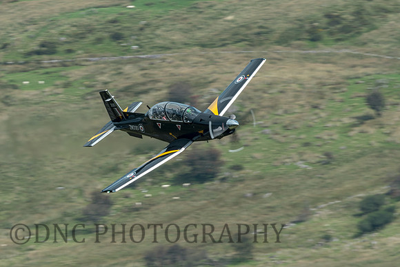 RAF Beechcraft Texan II T-6C ZM330.