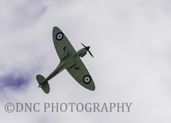 BBMF Spitfire P7350 Departs for Portrush airshow 04.09.2016