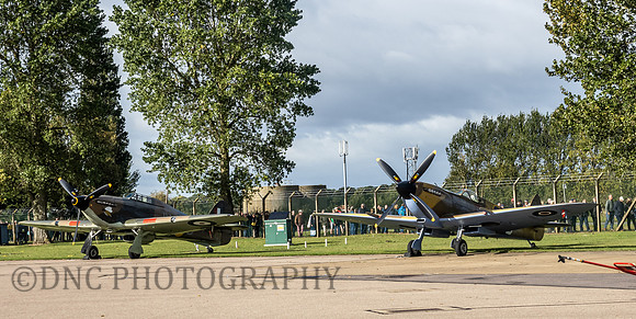 BBMF Spitfire Mk LF IXe MK356 & Hurricane Mk IIC LF363