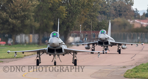 Euro Fighter Typhoon FGR4 ZK335 & ZK367 E-BR 41 Sqn