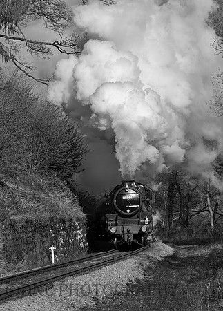 Black 5 45006 (45428) Early morning Freight