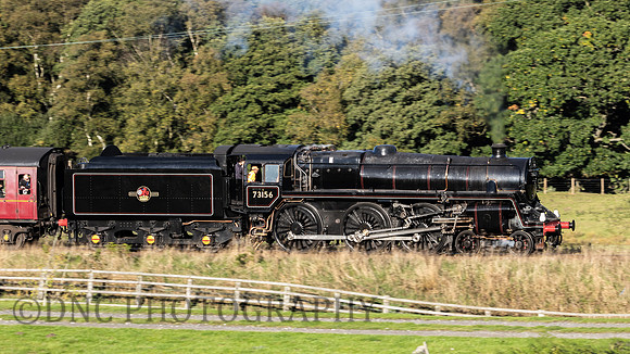 BR Std 5 73156 approaches Moorgates 23rd.