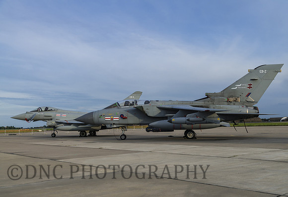 41(R) Sqn Typhoon ZK335 EB-G & Tornado ZG775 EB-Z