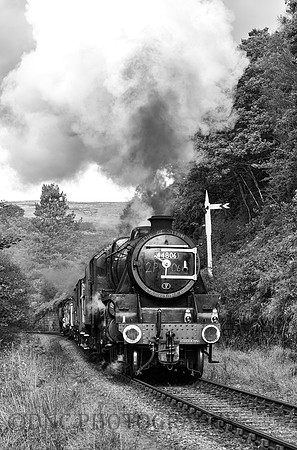 Black 5 44806 on freight...