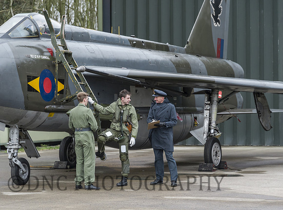 Lightning pilot and crew