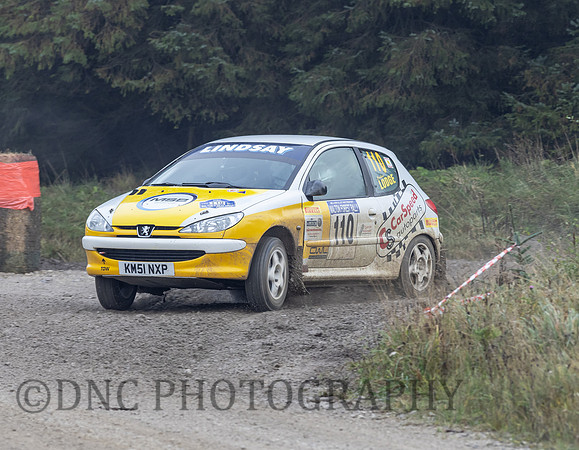 Barry Lindsay Caroline Lodge Peugeot 206 Cup Car