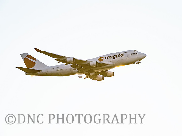 Magma Air Atlanta B744-412 TF-AMI over Hatfield.. 3rd April 2020