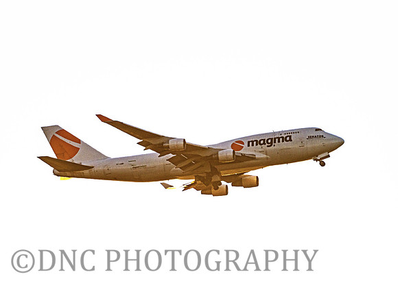 Magma Air Atlanta B744-412 TF-AMI over Hatfield 5th April 2020
