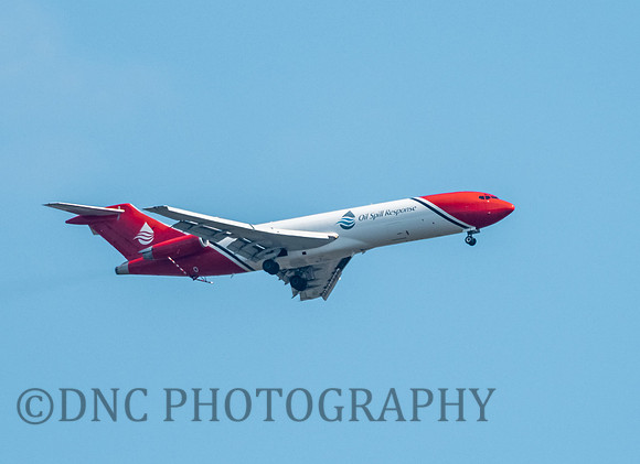 Excel Aviation B727 G-OSRA Over Hatfield 8th April 2020