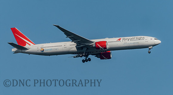 Boeing 777-31H(ER) (VQ-BGP)— Royal Flight 25th April 2020