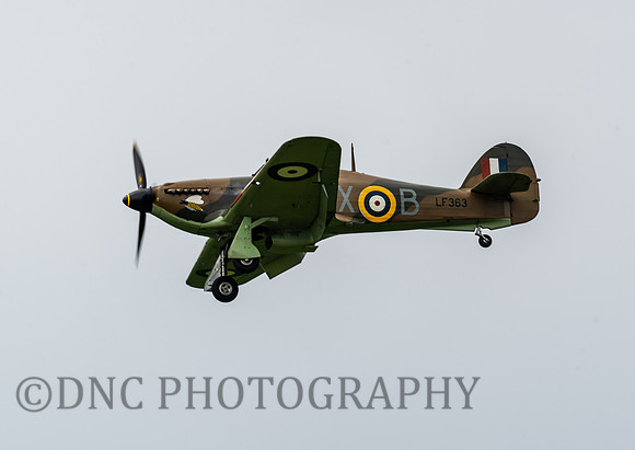 BBMF Hurricane MkIIc LF363 on apprach Rway 20 1st June 2019