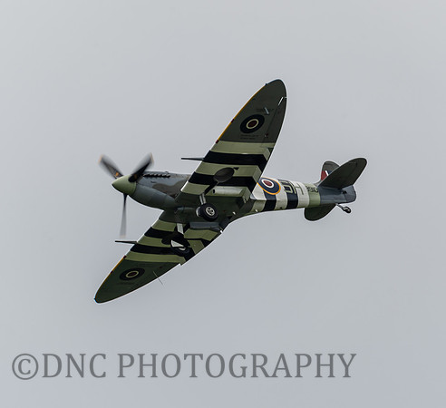 BBMF Spitfire Mk Vb AB910 on approach Rway 20 1st June 2019