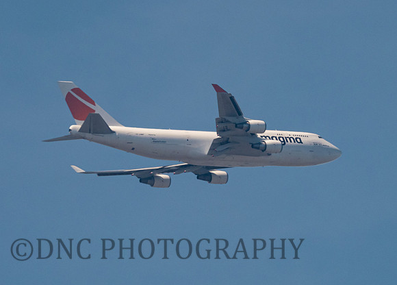 Magma B744 TF-AMP Departure 9th May 2020