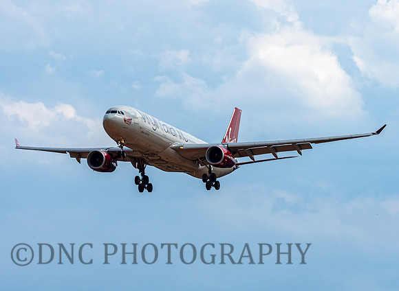 Virgin Atlantic A330-300 G-VGBR 'Golden Girl' 9th May 2020.