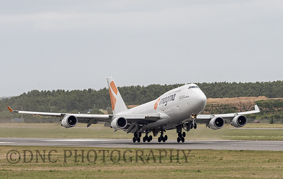 Magma B744 TF-AMP daparts. 24th May 2020