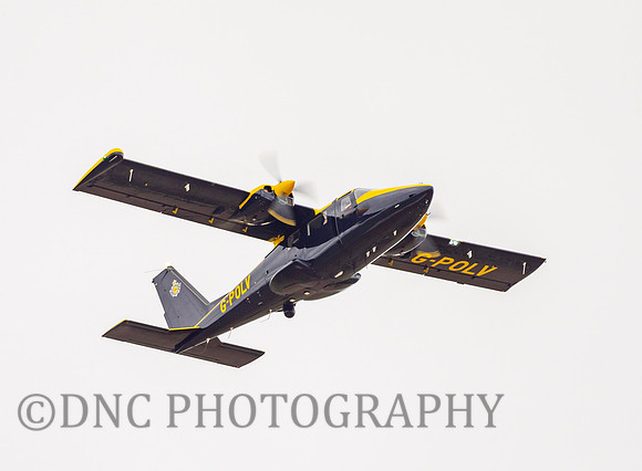 NPAS Vulcanair P68R G-POLV departs 24th May 2020