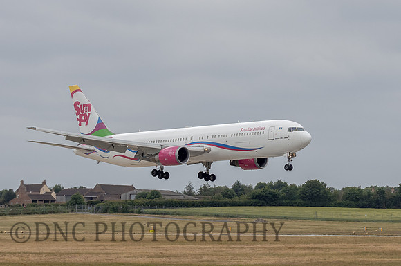 Sunday Airlines Boeing 767-300 UP-B6703 8th June 2020