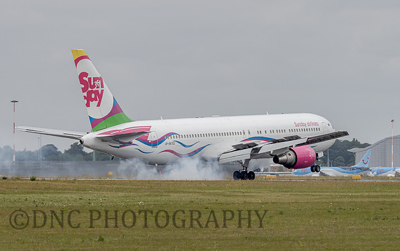 Sunday Airlines Boeing 767-300 UP-B6703 8th June 2020