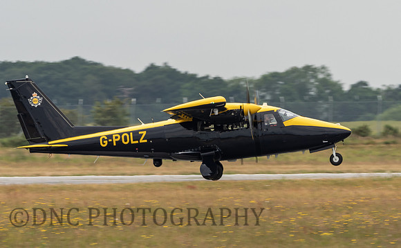 National Police Air Service Vulcanair P-68R G-POLZ. 8th June