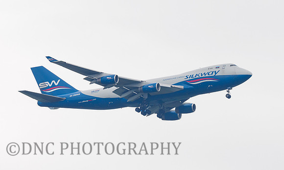 Silkway West Airlines B744 4K-SW008 1st July 2020