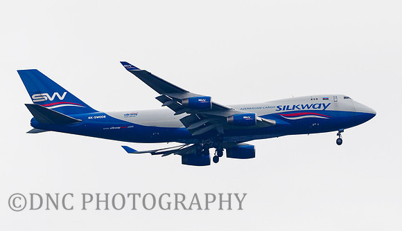 Silkway West Airlines B744 4K-SW008 1st July 2020.