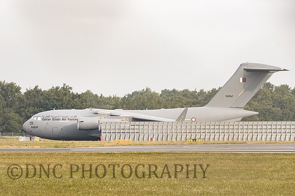 Qatar Eiri Air Force C17A Globemaster III A7-MAM 22nd June 2017