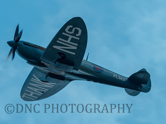 Spitfire PRXI PL983 (G-PRXI) THANK U NHS 11th July 2020