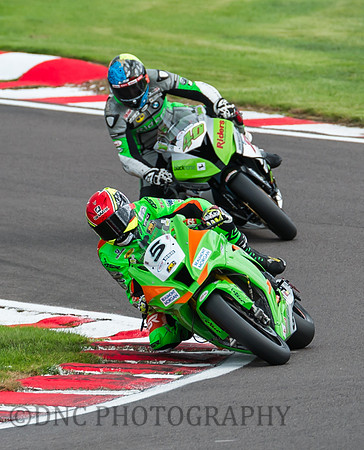 James Westmoreland Gearlink Kawasaki ZX-10RR leads Martin Jessop Riders Motorcycles BMW S1000RR Q1