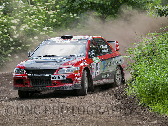 David Wright & Michael Wilkinson Mitsubishi EVO 9