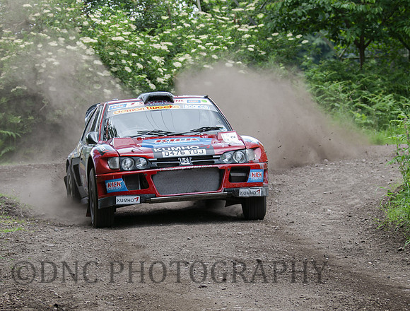 Andy Burton & Robin Kellard Peugeot Cosworth