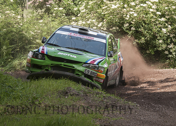 James Grint & Steve Greenhill Mitsubishi EVO 9.