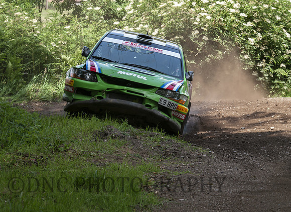 James Grint & Steve Greenhill Mitsubishi EVO 9,