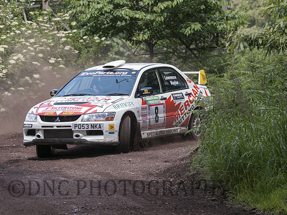 Patrick Naylor & Ian Lawrence Mitsubishi EVO 9