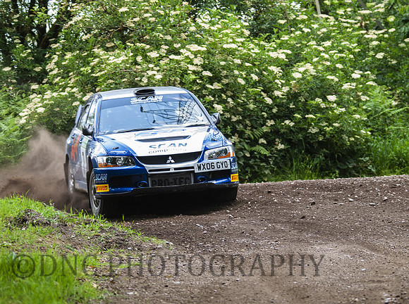 Tom Naughton & Horace Saville Mitsubishi EVO 9