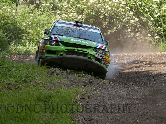 James Grint & Steve Greenhill Mitsubishi EVO 9,.