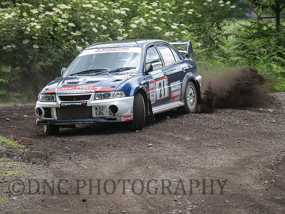 Martin & Peter Newcombe Mitsubishi EVO 6