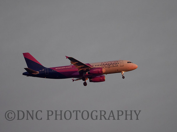 WIZZ Air Airbus A320 HA-LWP WZZ531 10th Jan 2021 W61815