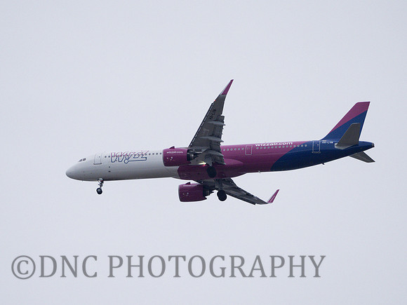 Wizzair A321neo HA-LVM 14th Feb 2021