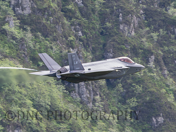 USAF Lockheed Martin F-35A Lightning II 22-5683 LN 493rd FS Grim Reapers