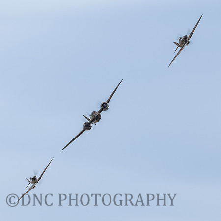 Bristol Blenhiem IF L6739, Supermarine Spitfire MK1 N3200, Hawker Hurricane MK1 P2902