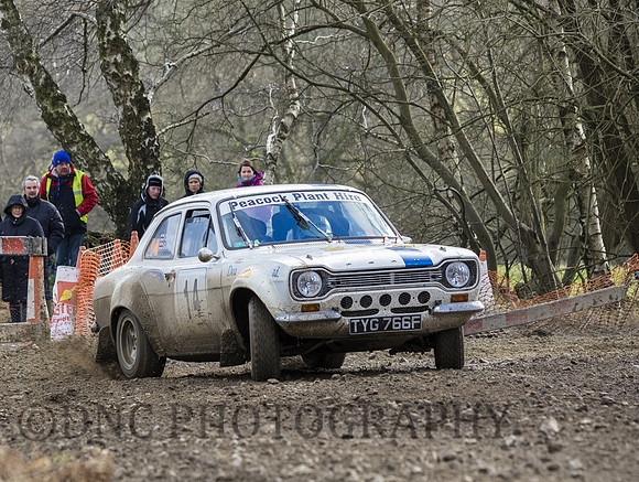 Curly Haigh & Sally Peacock Ford Escort MK1
